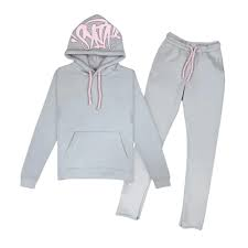 Syna World Tracksuit Grey/Pink