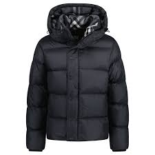 Burberry Halsby Puffer Down Jacket Black